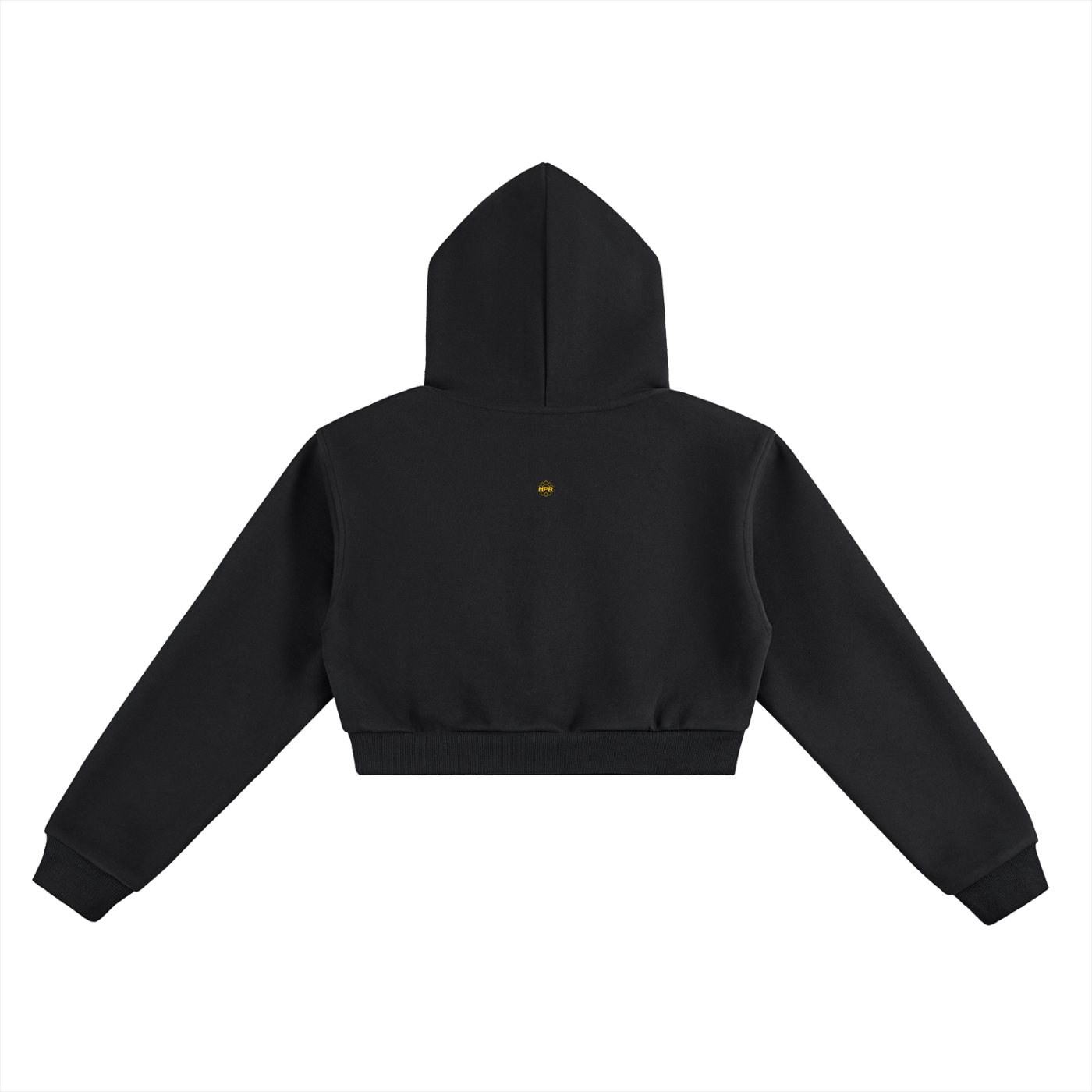 HoneyPack Records Womens Cropped Hoodie