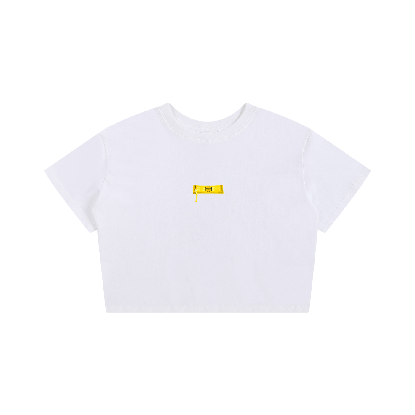 HoneyPack Records Womens Cropped Shirt