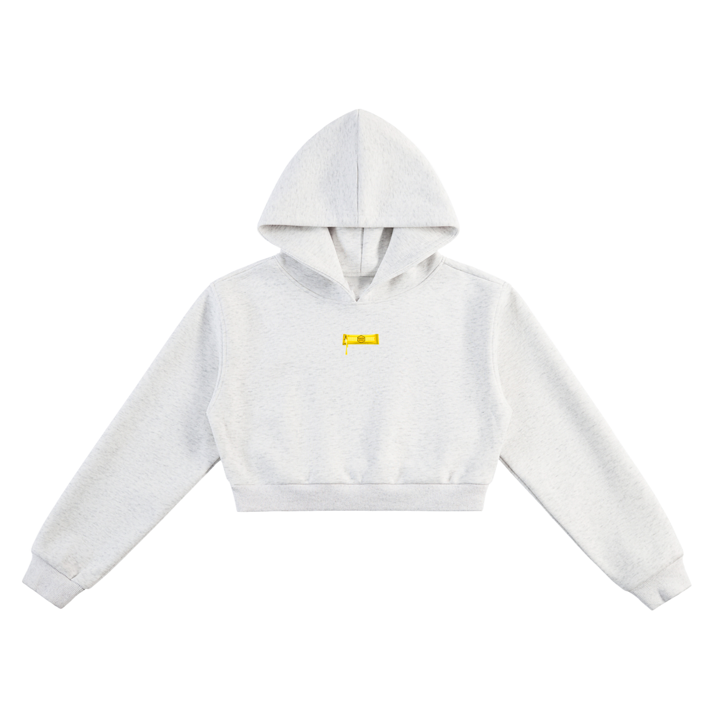 HoneyPack Records Womens Cropped Hoodie