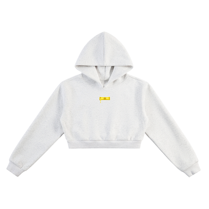 HoneyPack Records Womens Cropped Hoodie