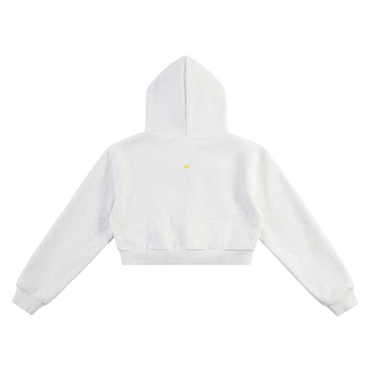 HoneyPack Records Womens Cropped Hoodie