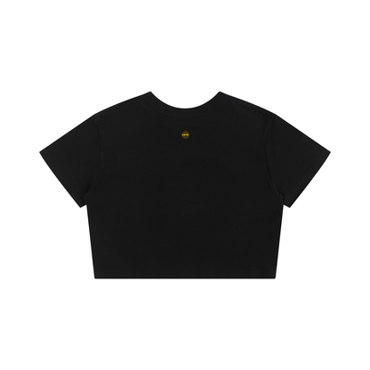 HoneyPack Records Womens Cropped Shirt