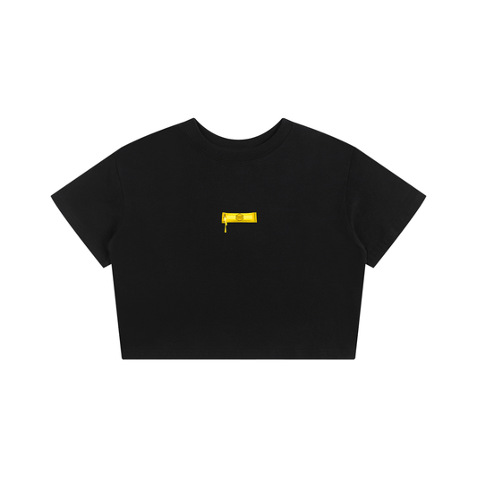 HoneyPack Records Womens Cropped Shirt